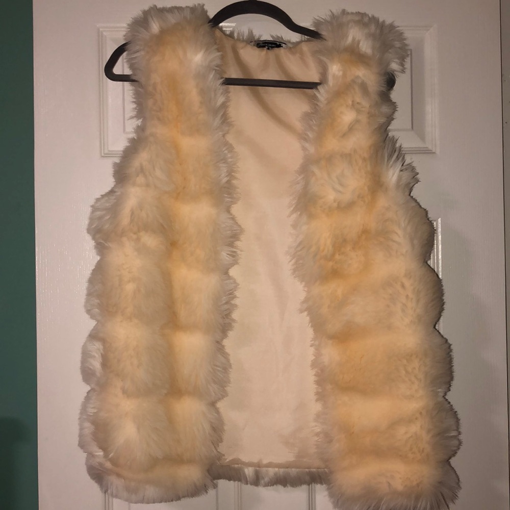 White Furry Jacket